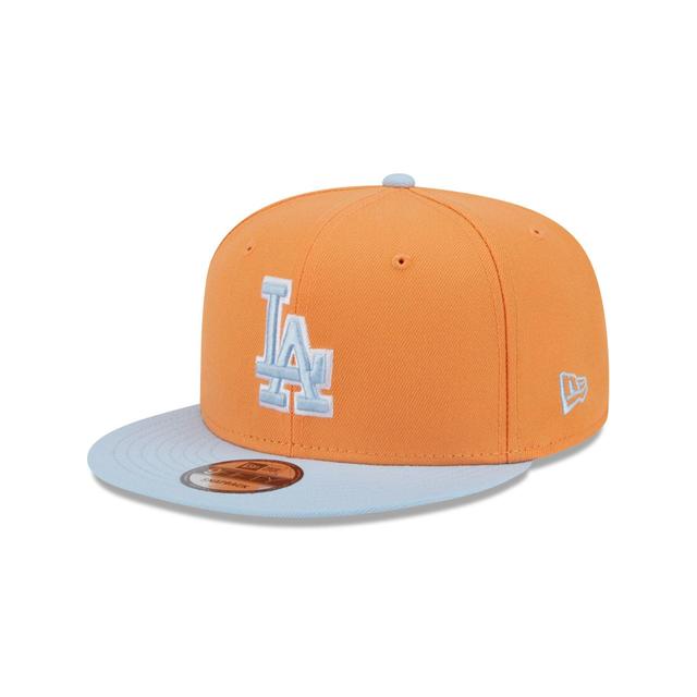 Los Angeles Dodgers Color Pack Orange Glaze 9FIFTY Snapback Hat Male Product Image