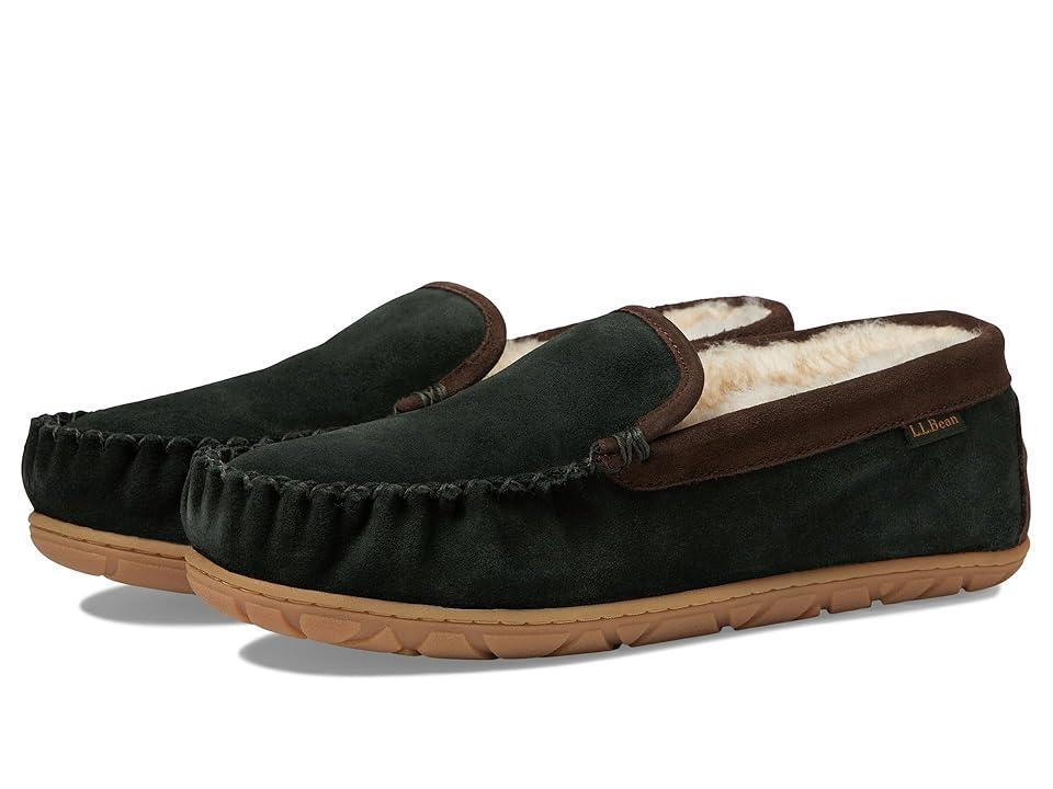 L.L.Bean Wicked Good Slipper Venetian Spruce/Chocolate) Men's Shoes Product Image