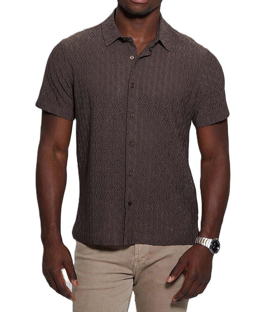 Guess Reeves Short Sleeve Woven Shirt Product Image