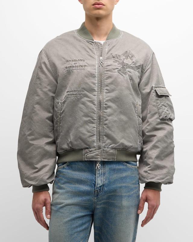 Mens Icarus Classic Flight Bomber Jacket Product Image