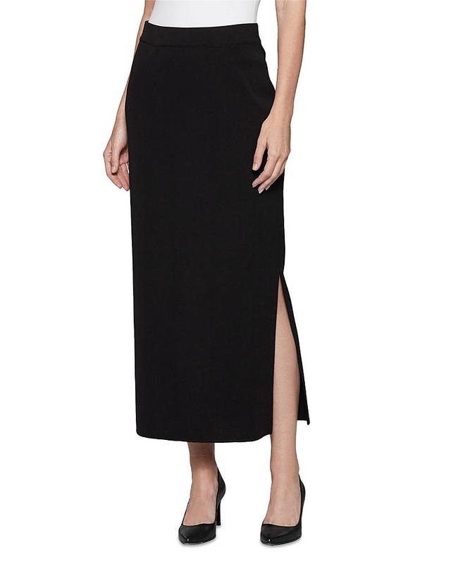 Misook Pull On Slit Hem Skirt Product Image