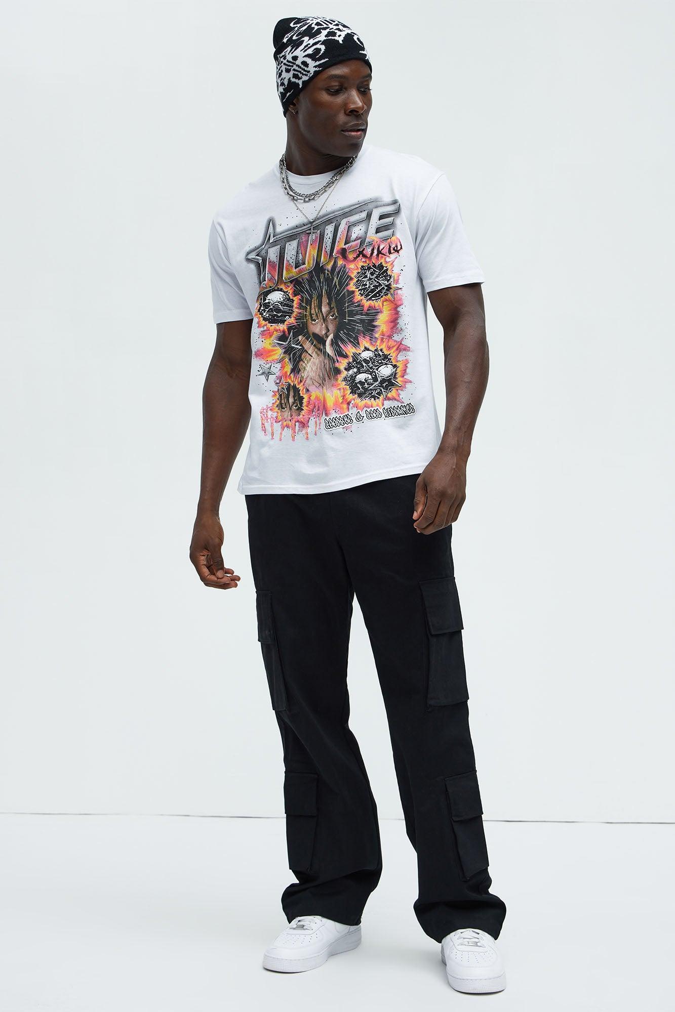 Juice Wrld Short Sleeve Tee - White Product Image