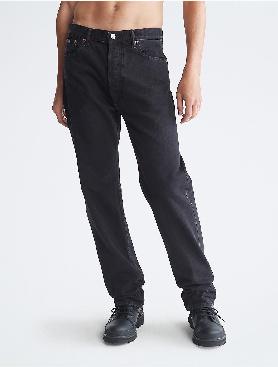 Standards Straight Fit Jaguar Black Selvedge Jeans Product Image