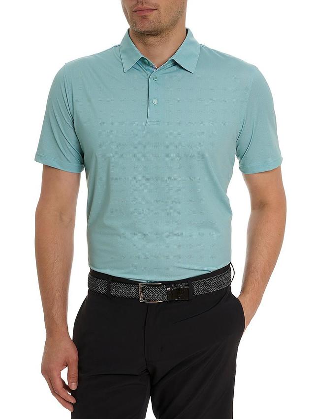 Mens Hyde Stretch-Knit Polo Shirt Product Image