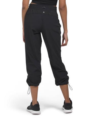 Journey Woven Capri Joggers for Women Product Image