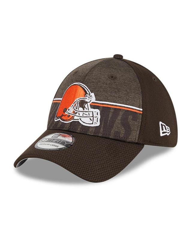 Mens New Era Brown Cleveland Browns 2023 Nfl Training Camp 39THIRTY Flex Fit Hat Product Image