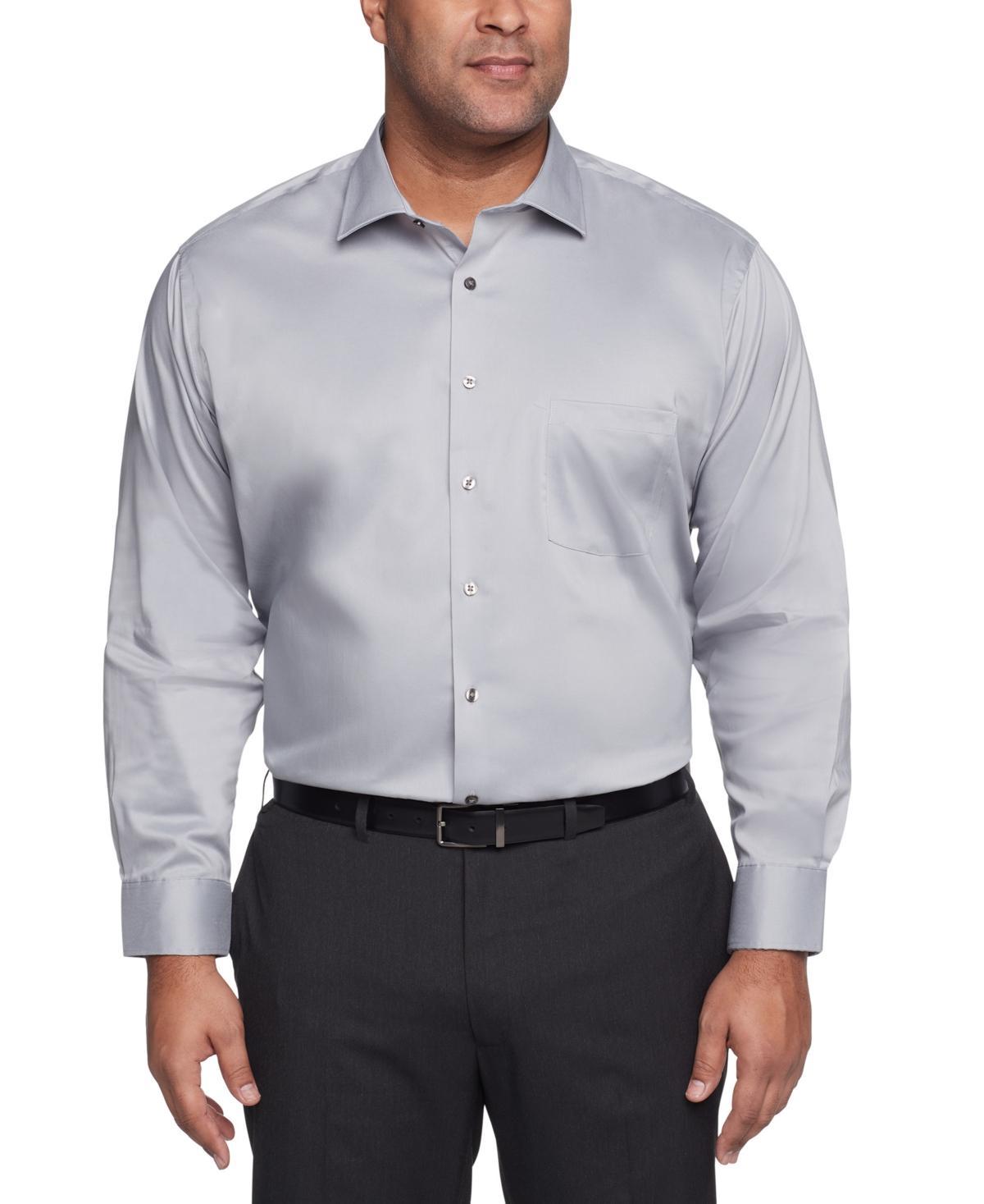 Van Heusen Mens Big & Tall Solid Dress Shirt Product Image