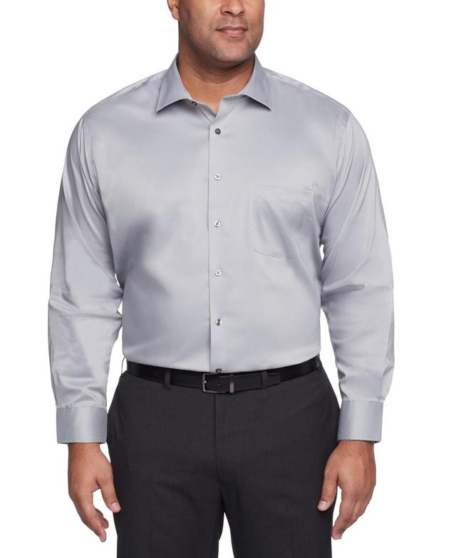 Van Heusen Mens Big & Tall Solid Dress Shirt Product Image