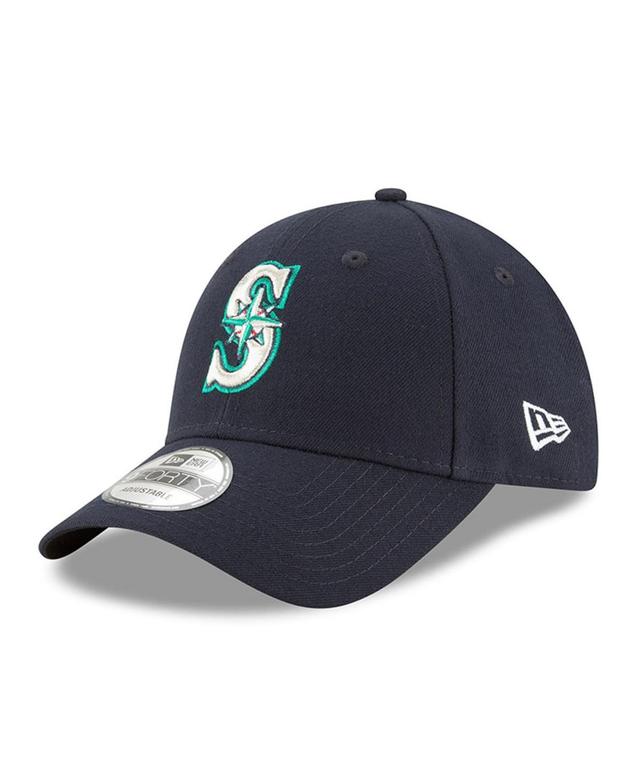 Mens New Era Navy Seattle Mariners League 9Forty Adjustable Hat Product Image