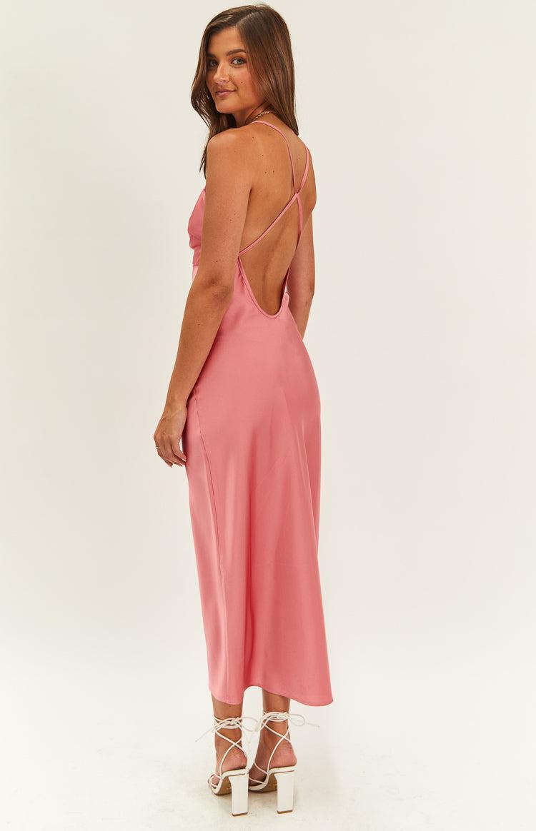 Elery Pink Midi Dress Product Image