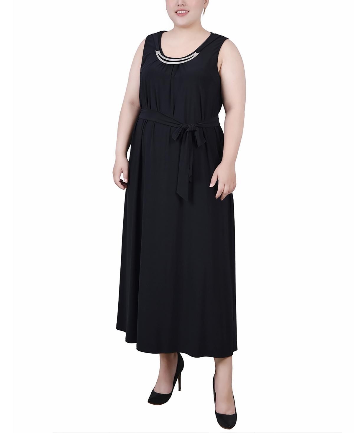 Ny Collection Plus Size Ankle Length Sleeveless Dress Product Image