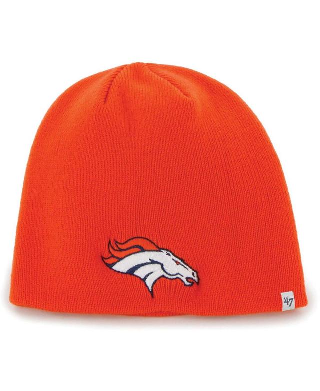 Mens Orange Denver Broncos Secondary Logo Knit Beanie Product Image