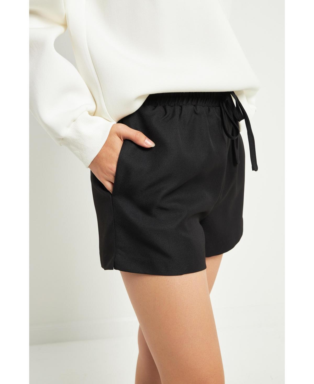 Grey Lab Womens Elastic Waist Shorts Product Image