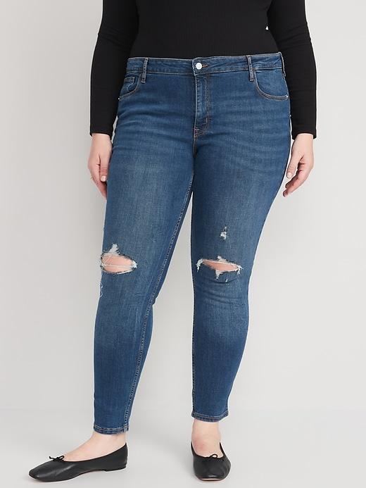 Mid-Rise Rockstar Super-Skinny Jeans Product Image