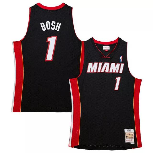 Mens Mitchell & Ness Chris Bosh Miami Heat Hardwood Classics Swingman Jersey Product Image