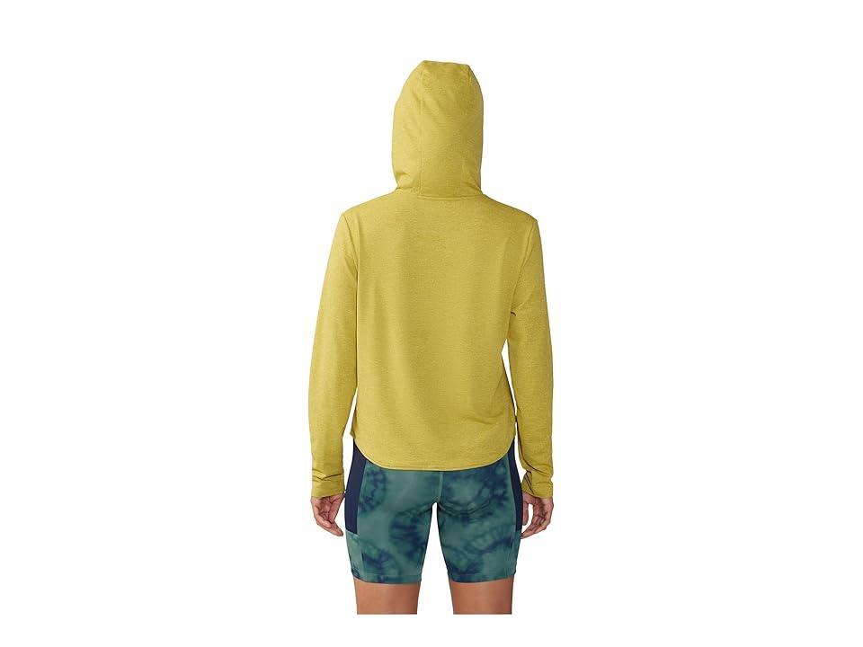 Mountain Hardwear Sunblocker Long Sleeve Hoodie (Bright Heather) Women's Clothing Product Image