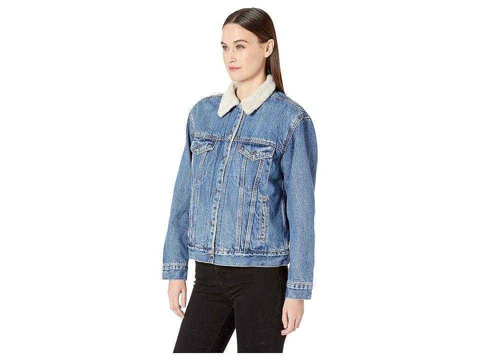 Levi's(r) Premium Ex-Boyfriend Sherpa Trucker (Addicted To Love) Women's Coat Product Image