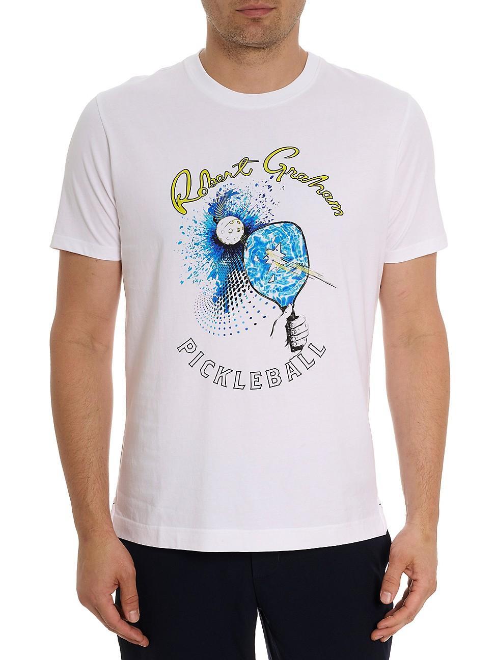 Robert Graham Pickleball Slap Graphic T-Shirt Product Image