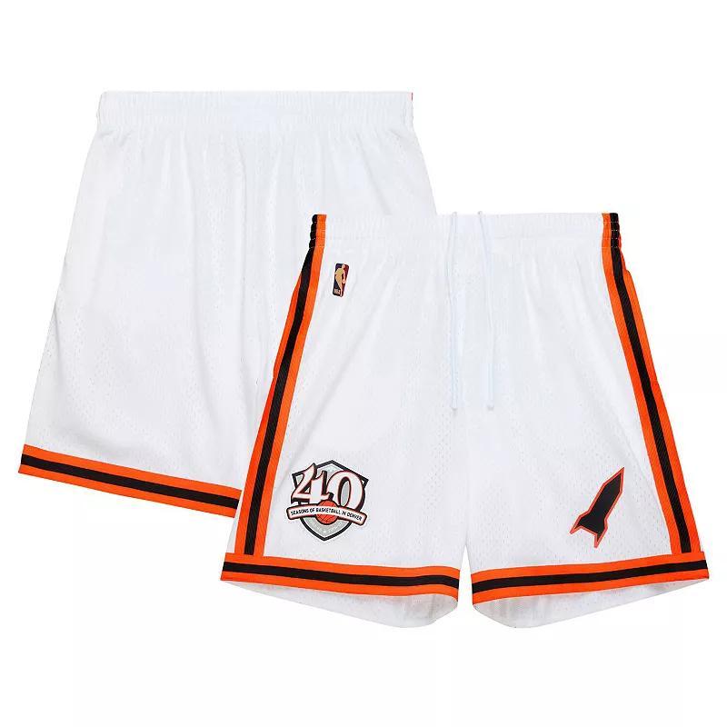 Mens Mitchell & Ness White Denver Nuggets 2006/07 Replica Shorts Product Image