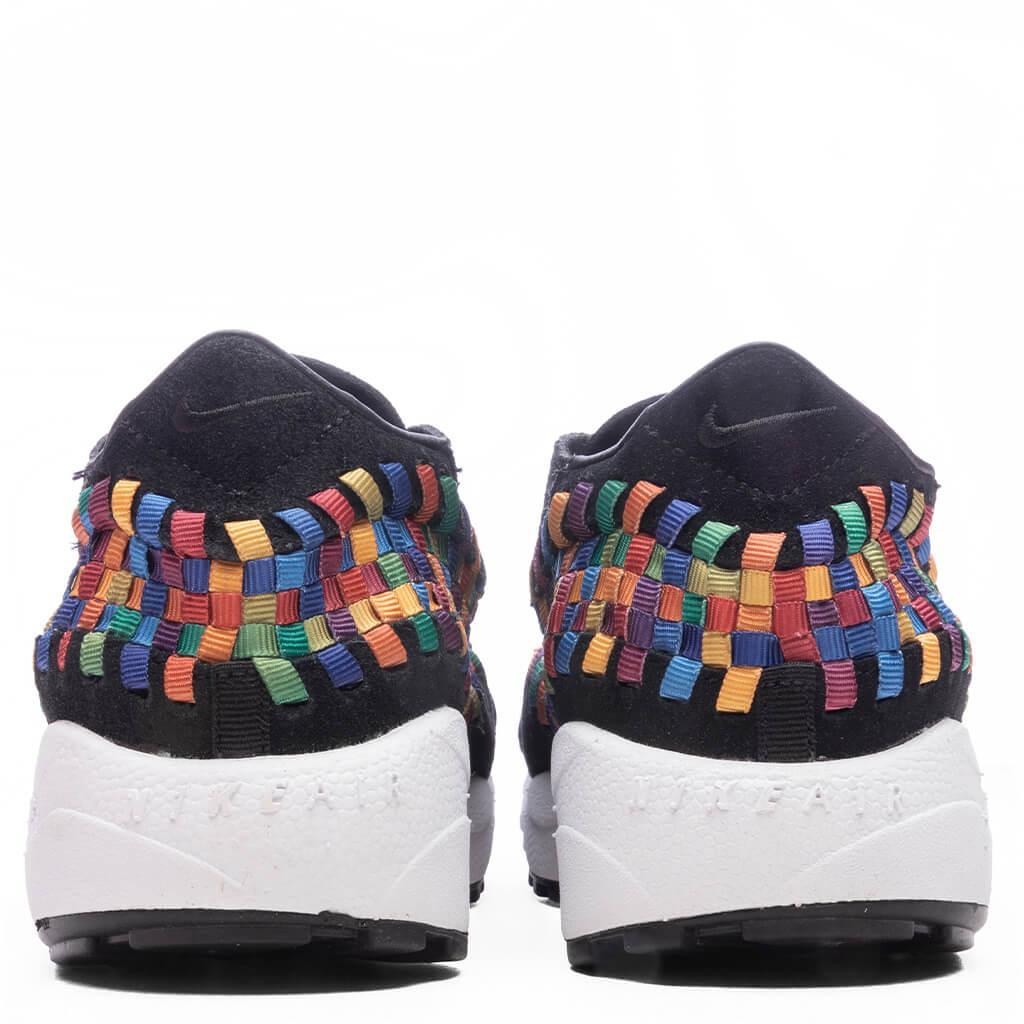 Women's Air Footscape Woven - Black/Black/White Female Product Image