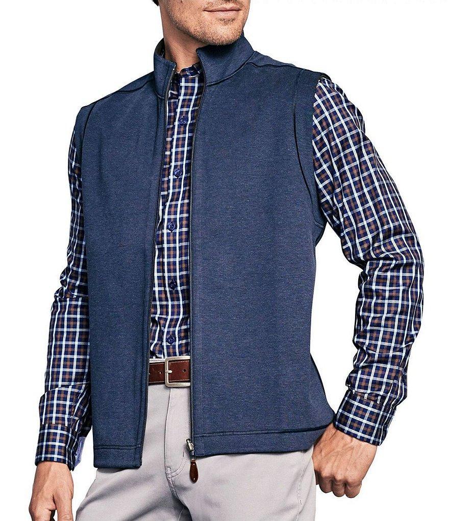 Johnston & Murphy Reversible Solid Full-Zip Vest Product Image