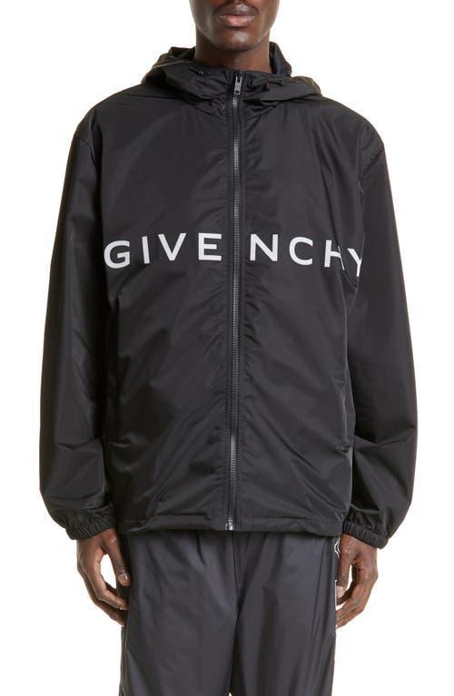 Mens Windbreaker In Technical Fabric Product Image