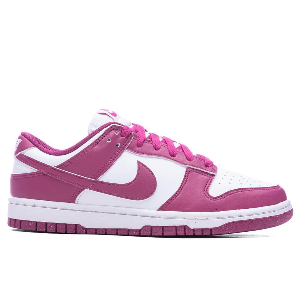 Dunk Low Women's - White/Hot Fuchsia Female Product Image