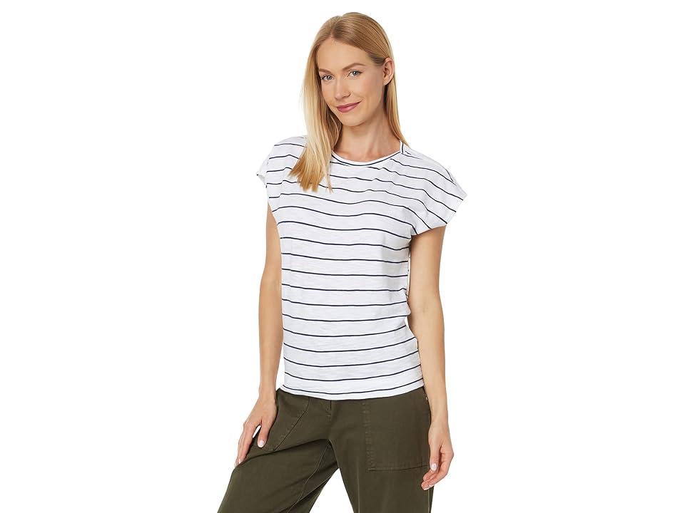 Lilla P Striped Wedge Tee Stripe) Women's Clothing Product Image