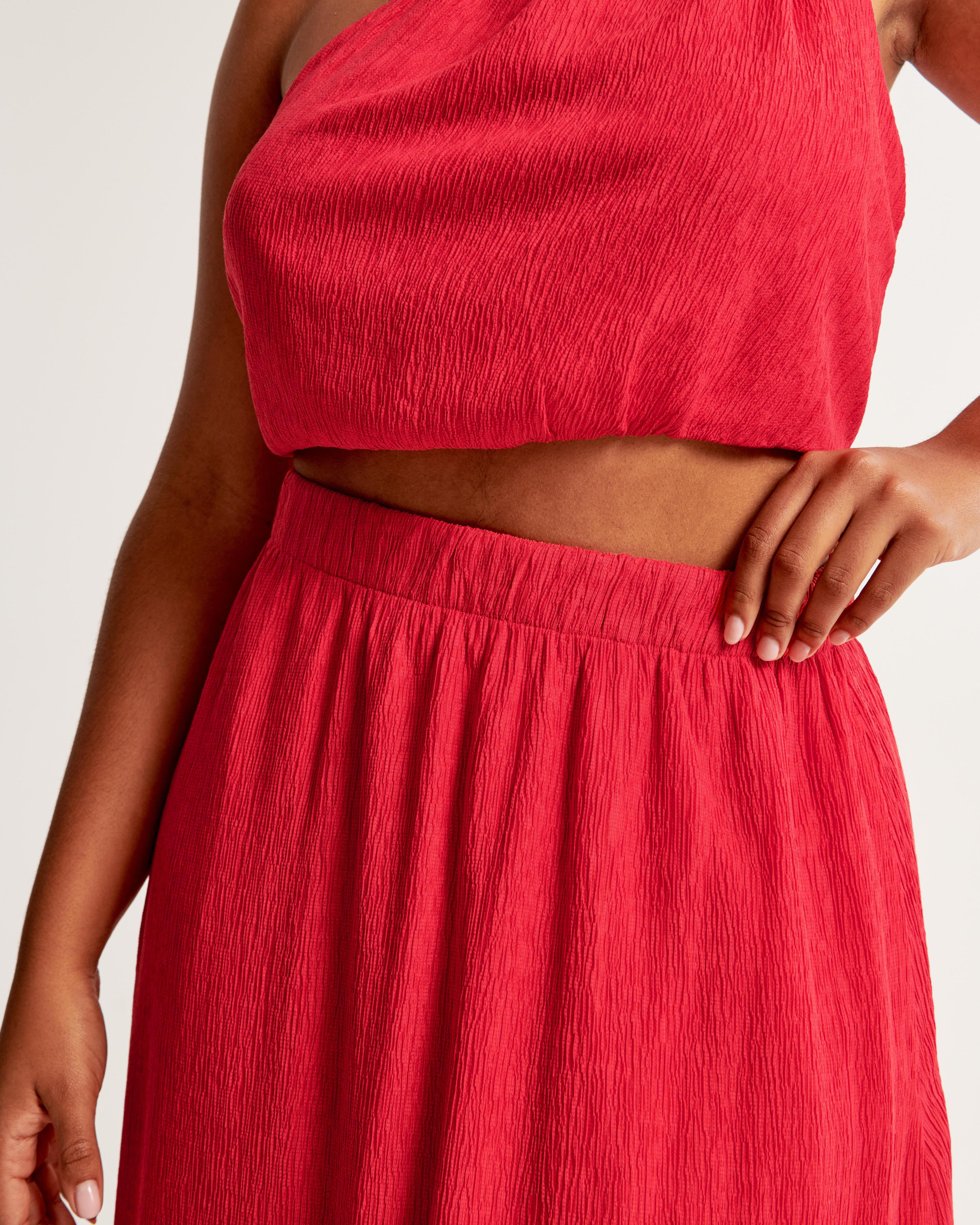 Crinkle Flowy Maxi Skirt Product Image