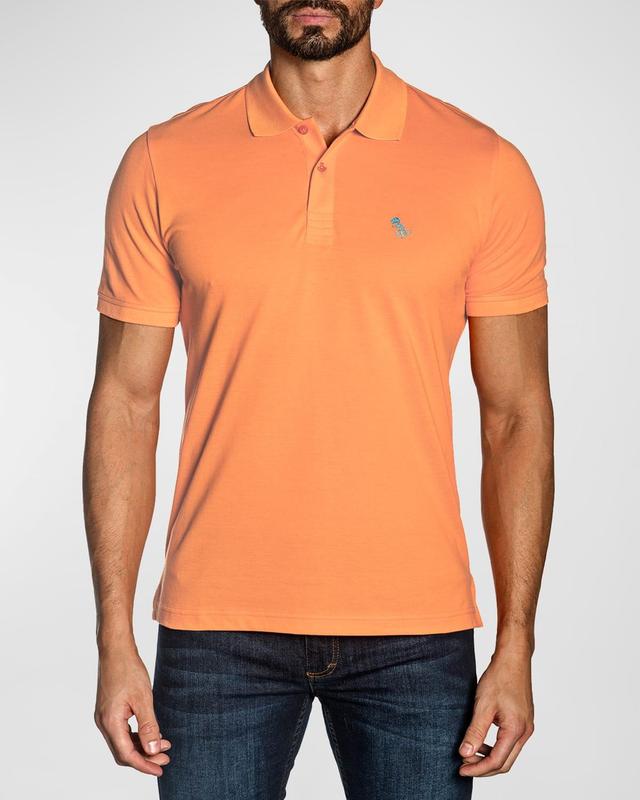 Mens Pima Cotton Knit Polo Shirt Product Image