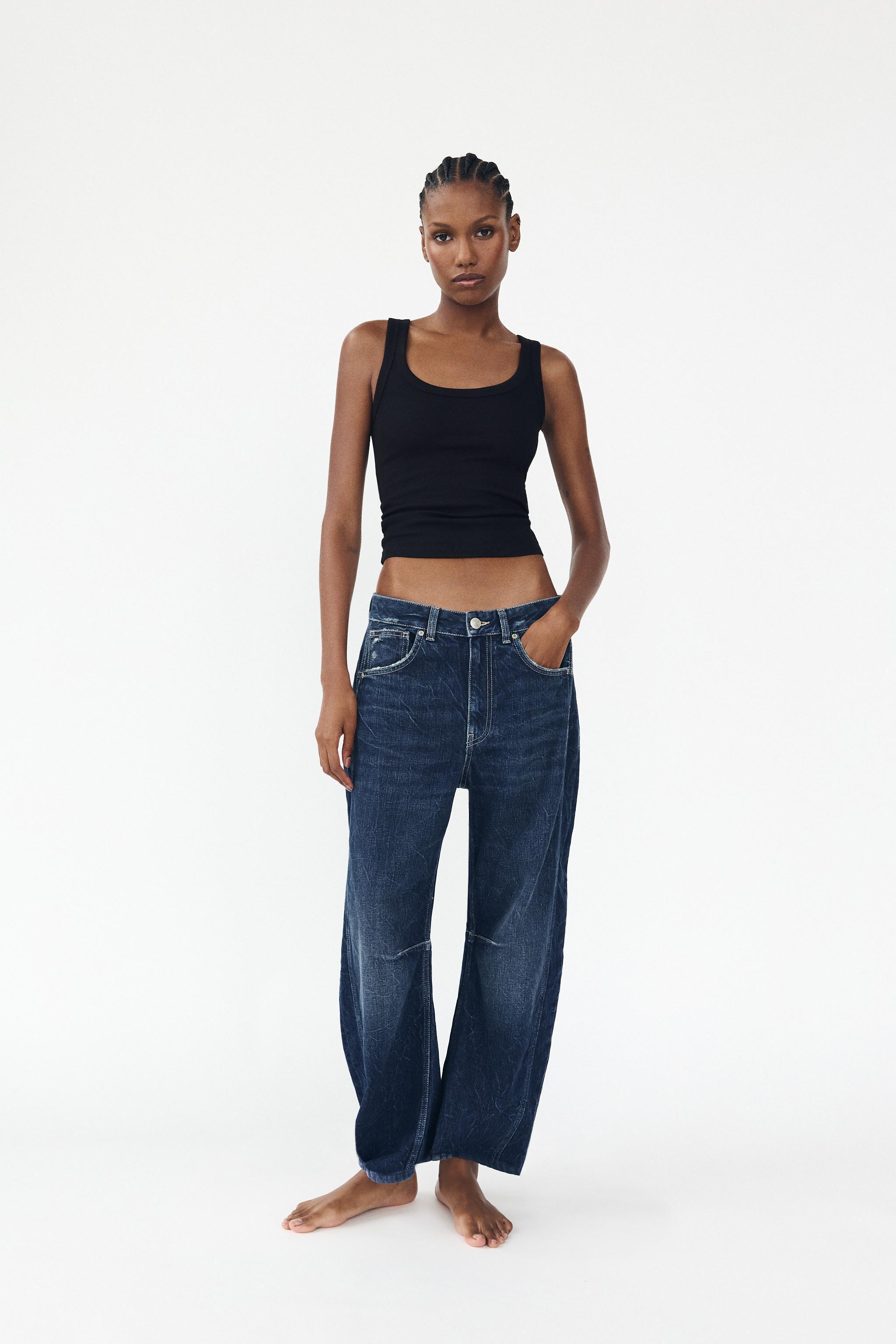 RELAXED MID-RISE BALLOON TRF JEANS product image