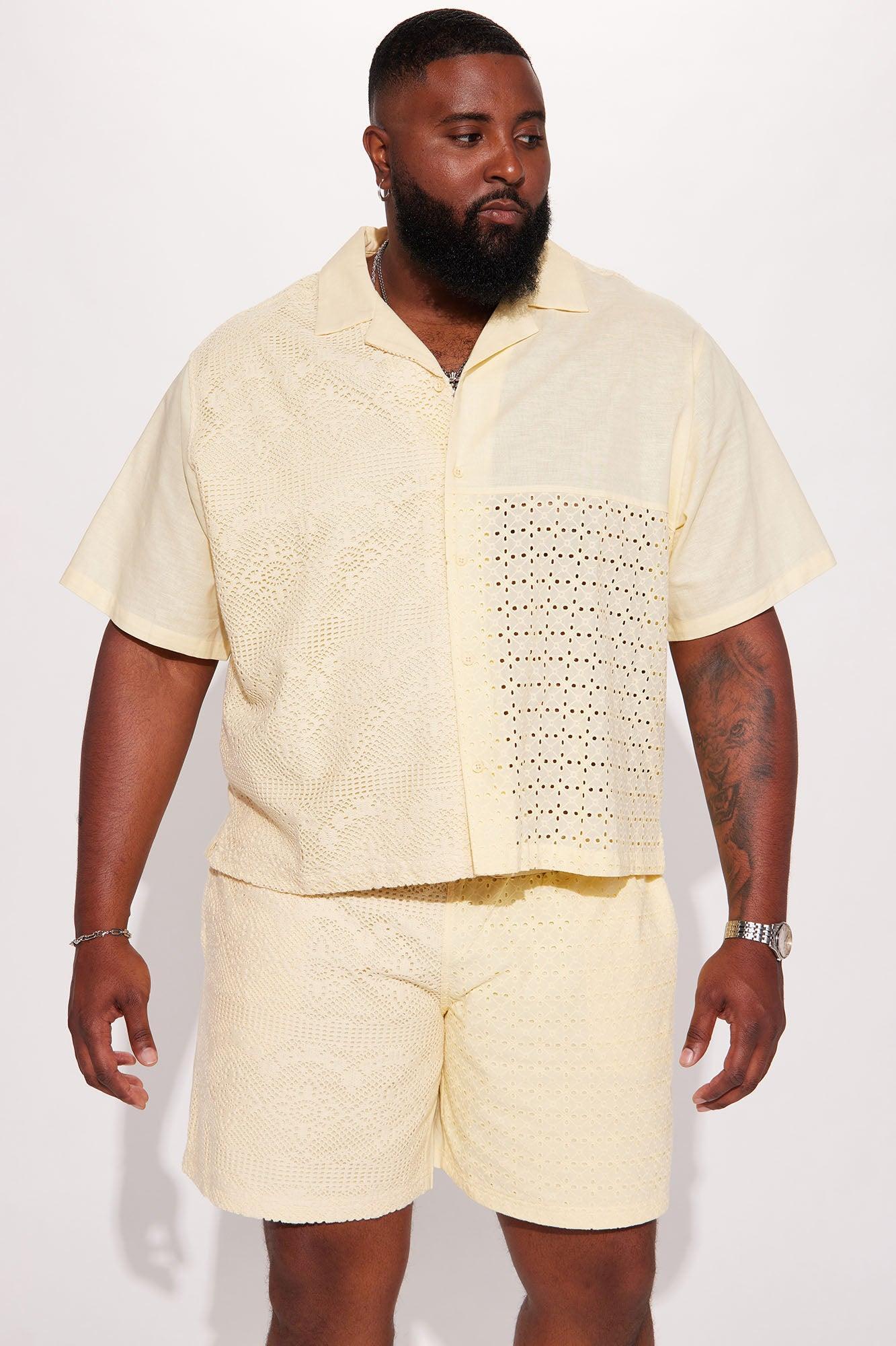 Perfect Combination Linen Button Up Shirt - Cream Product Image