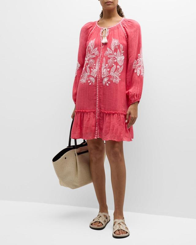 Linen Gauze Tunic Dress Product Image