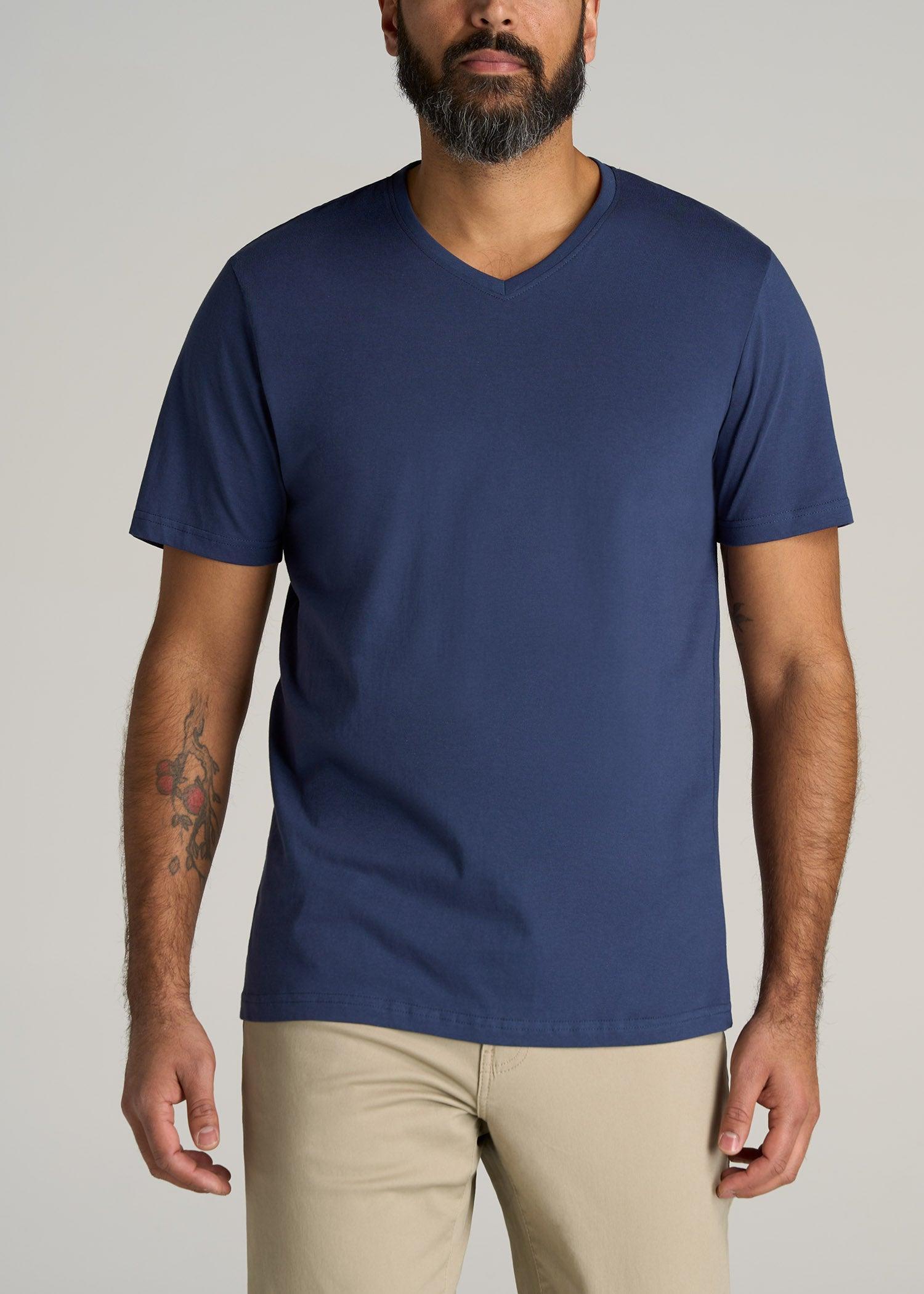 The Everyday REGULAR-FIT V-Neck Tall Men's T-Shirt in New Navy Male Product Image