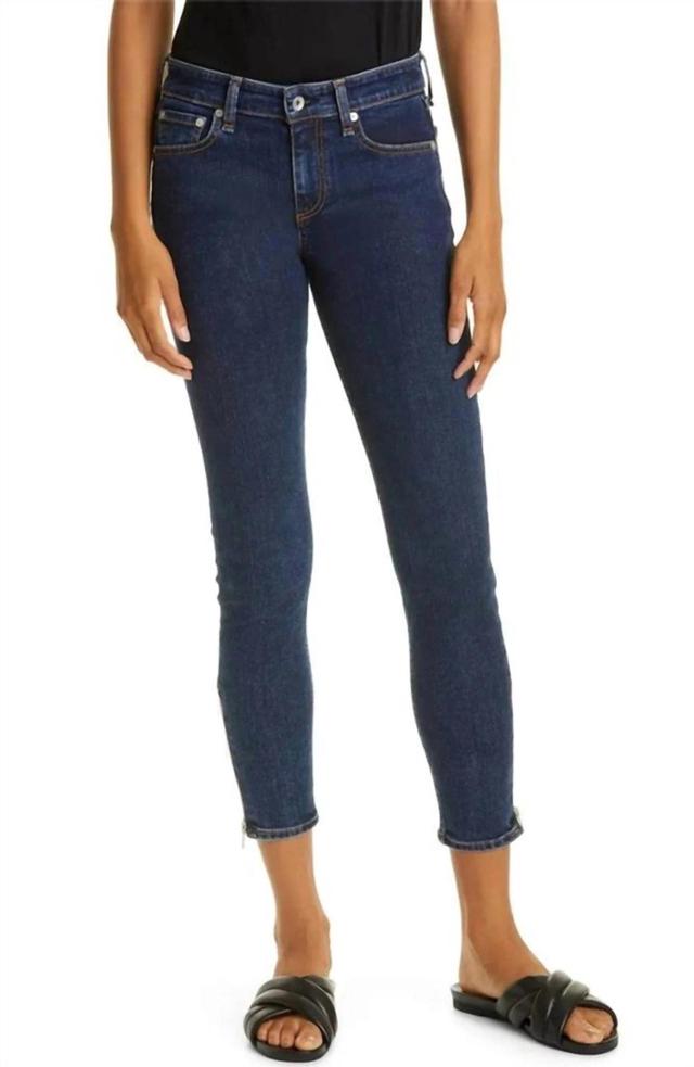 Cate Faded Mid-rise Skinny Jeans In Multi Product Image