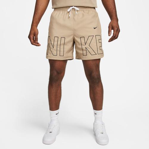 Nike Mens Woven Monogram Flow Shorts - Black/Multi Product Image