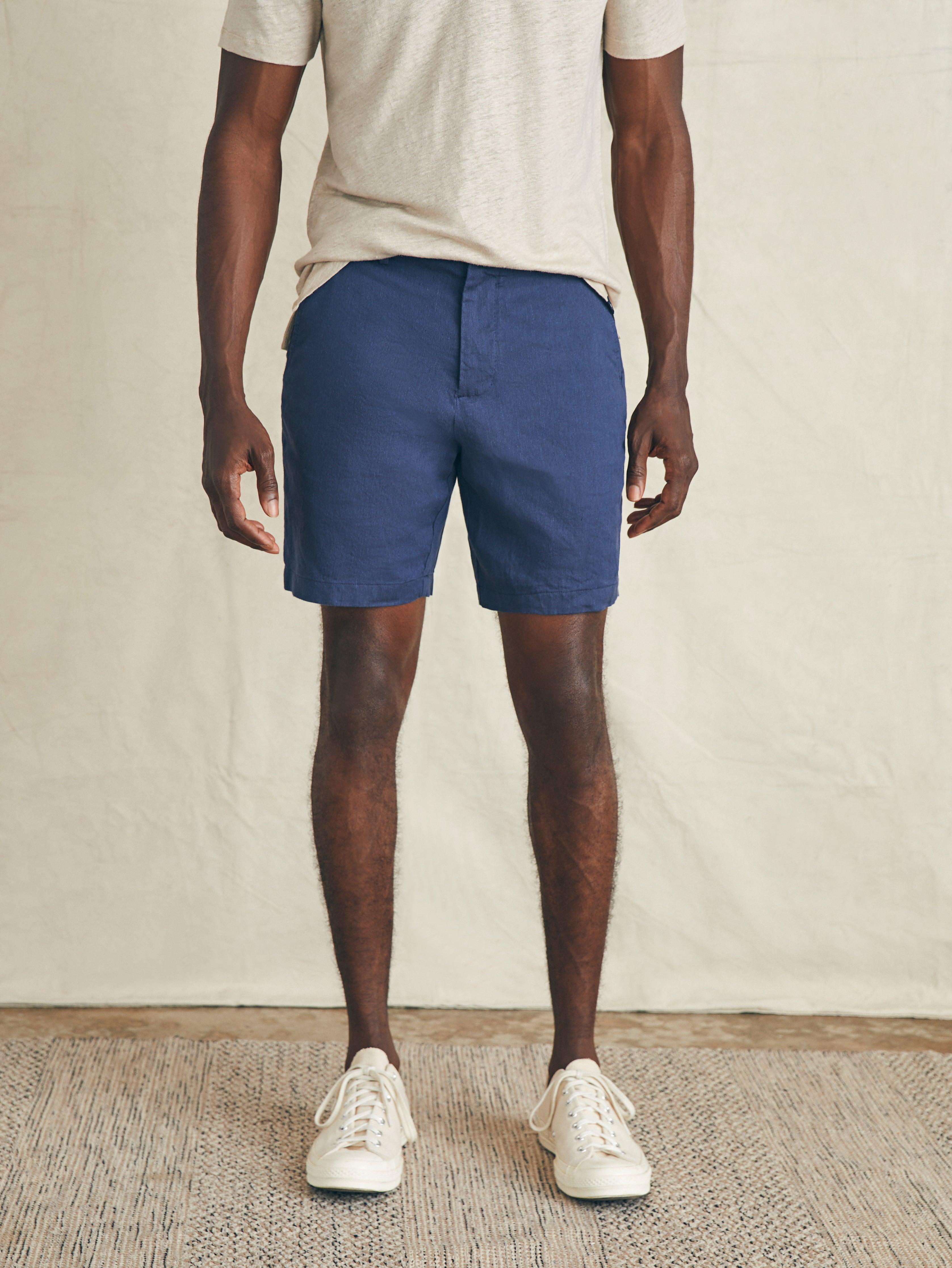 Movement™ Flex Linen Short - Deep Sea Navy Male Product Image