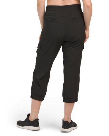 4-way Woven Capris for Women Product Image