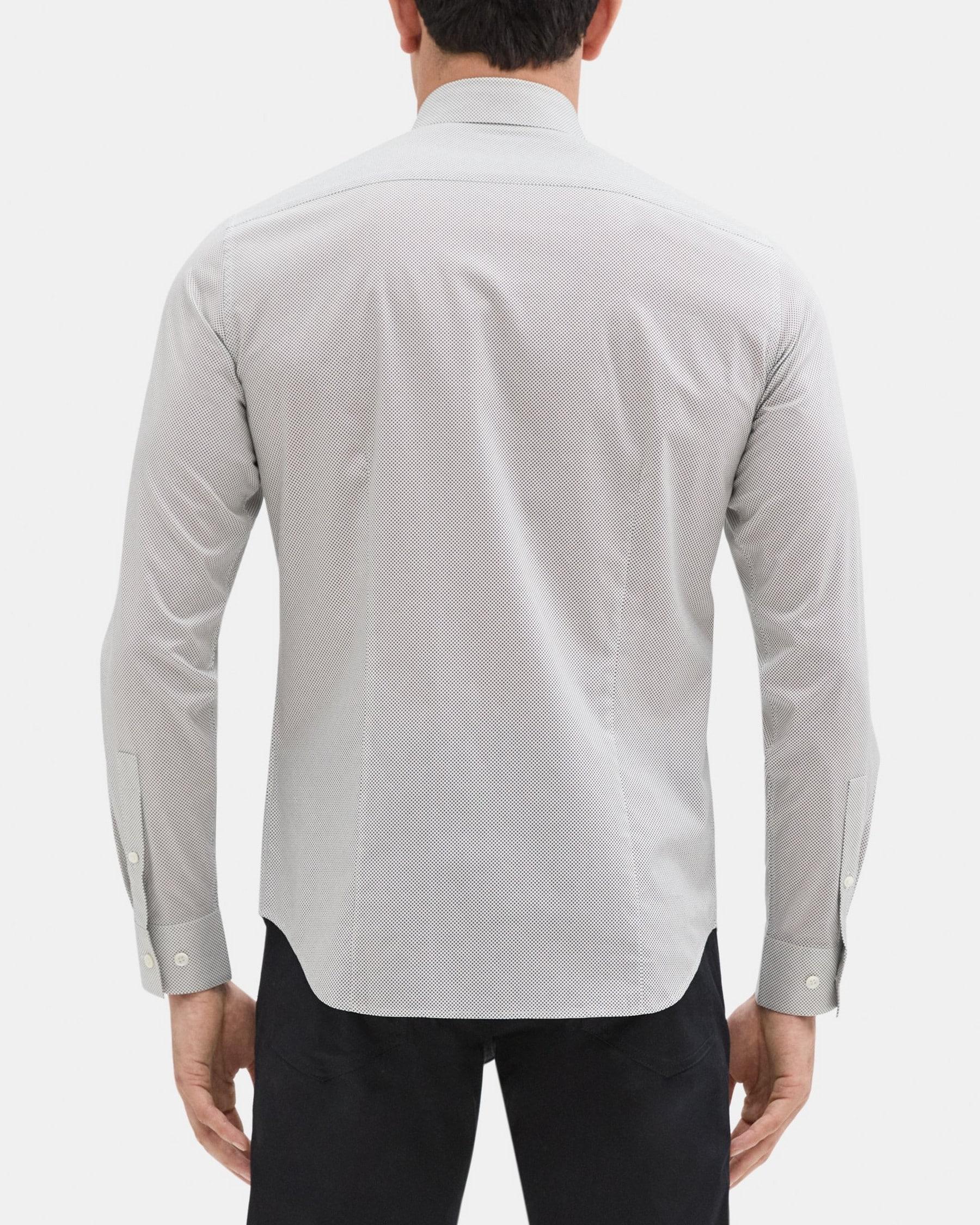 Tailored Shirt in Dotted Cotton Product Image