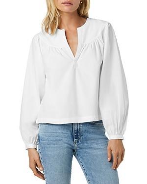 Joes Jeans The Suzie Cotton V Neck Top Product Image