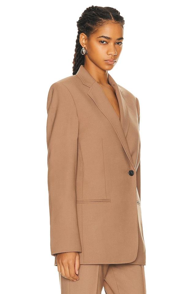 Womens Wool-Blend Double-Breasted Blazer Product Image