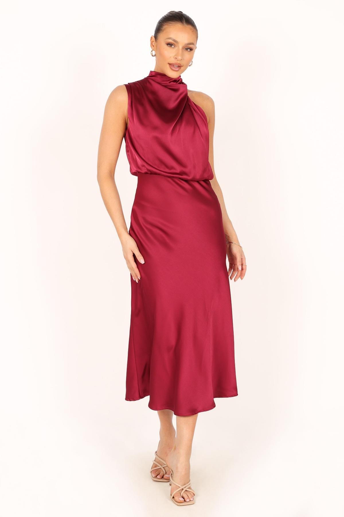 Women's Anabelle Halter Neck Midi Dress Product Image