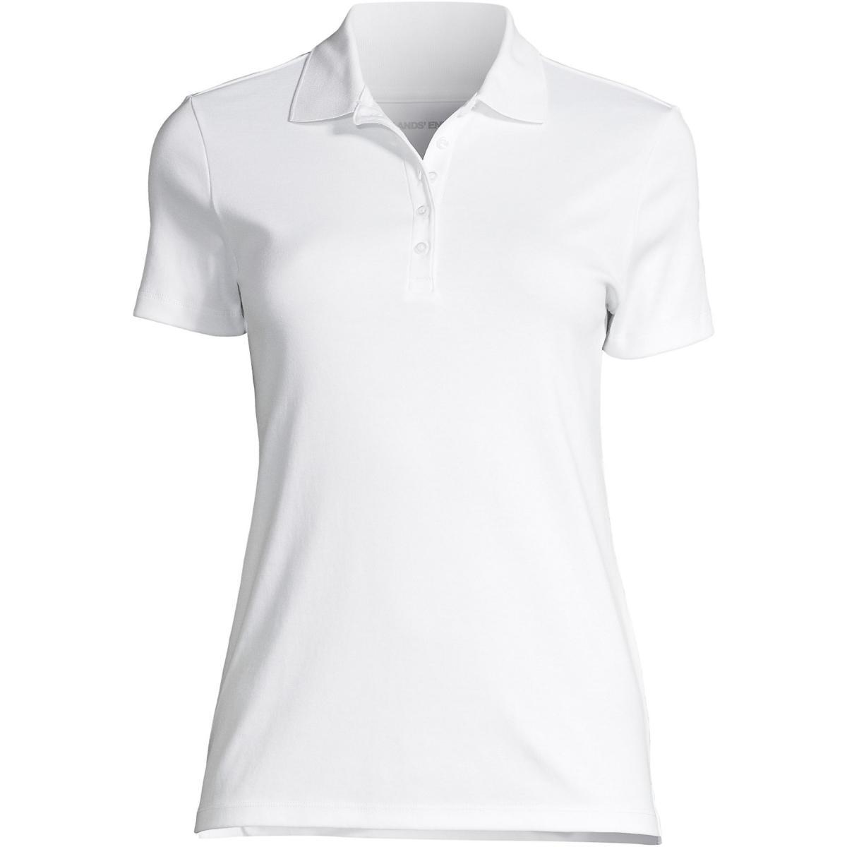 Lands End Womens Tall Supima Cotton Polo Shirt Product Image