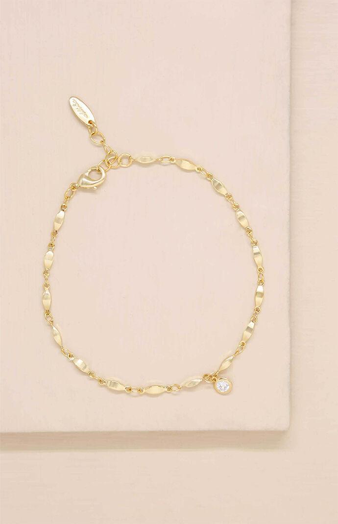 Ettika Day Dreamer Anklet With Crystal Charm Product Image