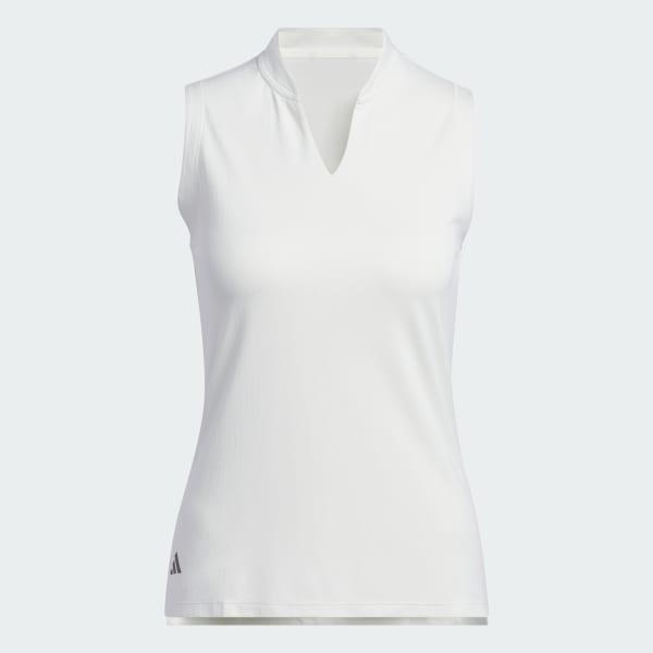 Ultimate365 Textured Sleeveless Polo Shirt Product Image