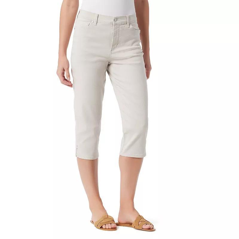 Womens Gloria Vanderbilt Straight-Leg Cut Amanda Capri Pants Product Image