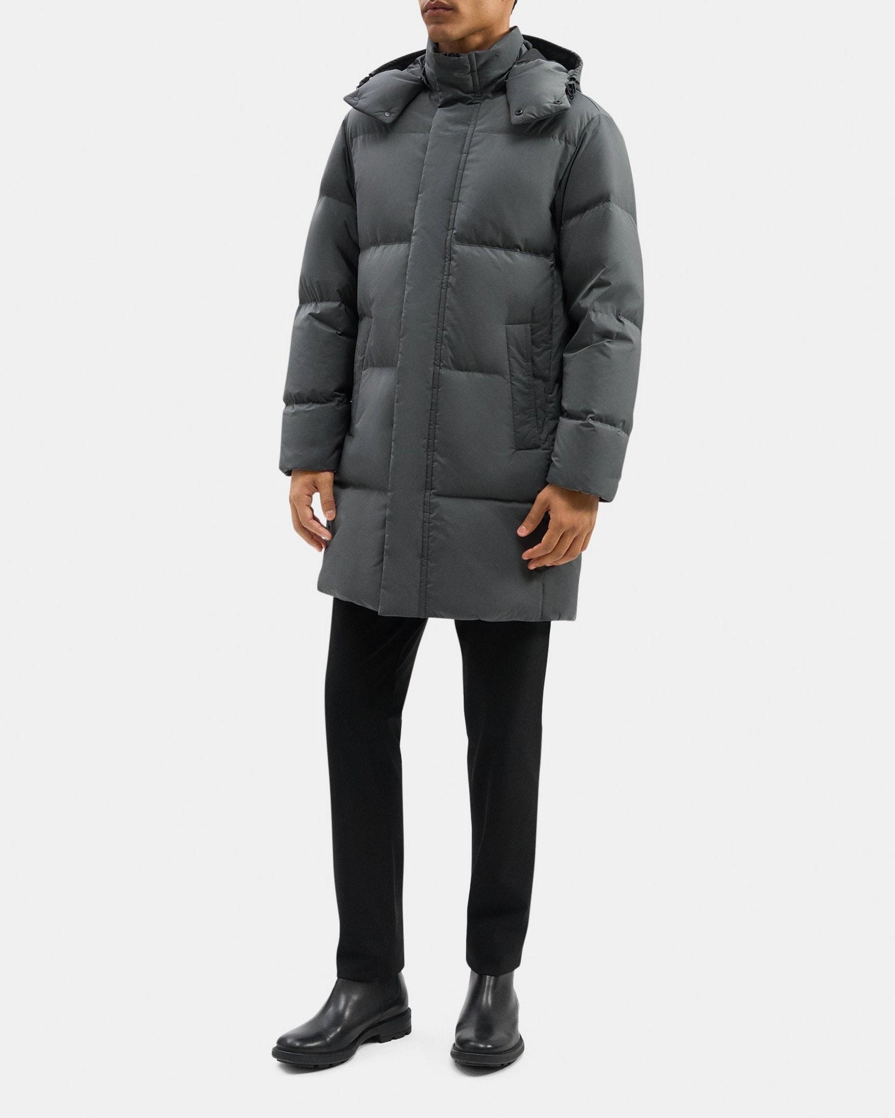 Hooded Jacket in City Poly Product Image