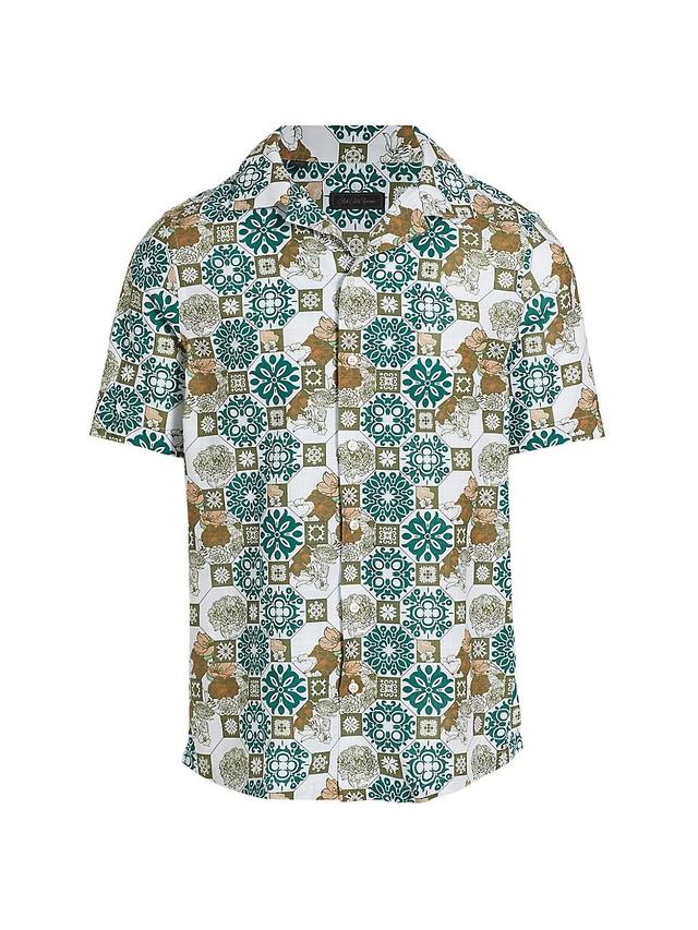 Mens COLLECTION Medallion Camp Shirt Product Image