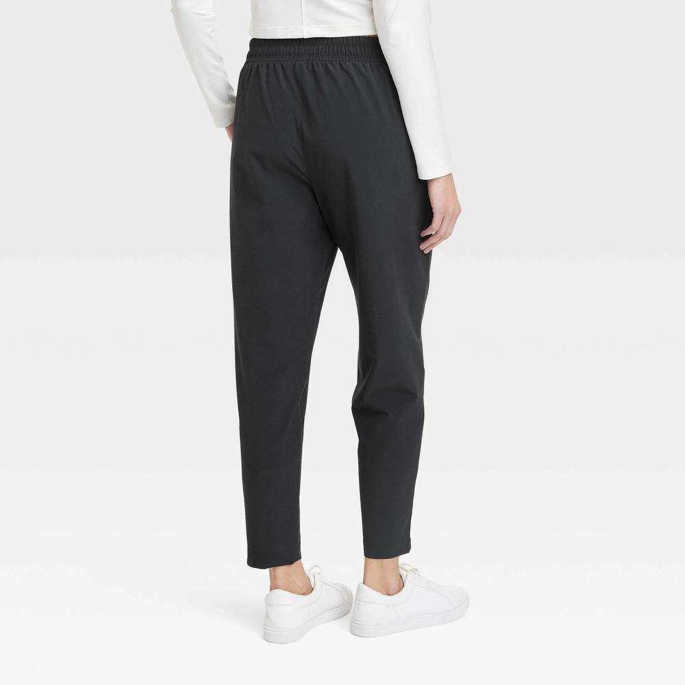 Womens Stretch Woven High-Rise Taper Pants - All In Motion Black 4X Product Image