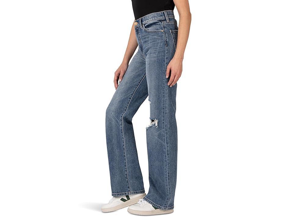 KUT from the Kloth Sienna High-Rise Wide Leg-5 Pockets in Publicized (Publicized) Women's Jeans Product Image